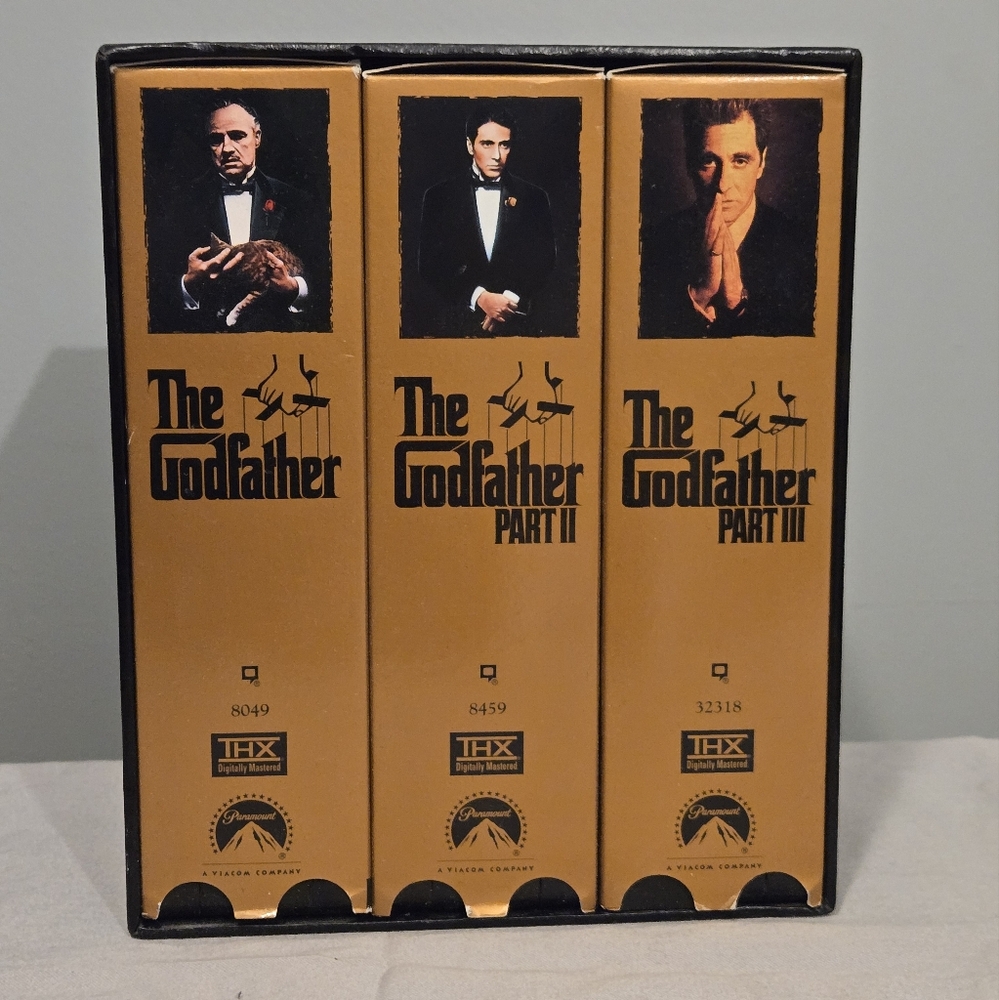 Godfather Trilogy VHS Set